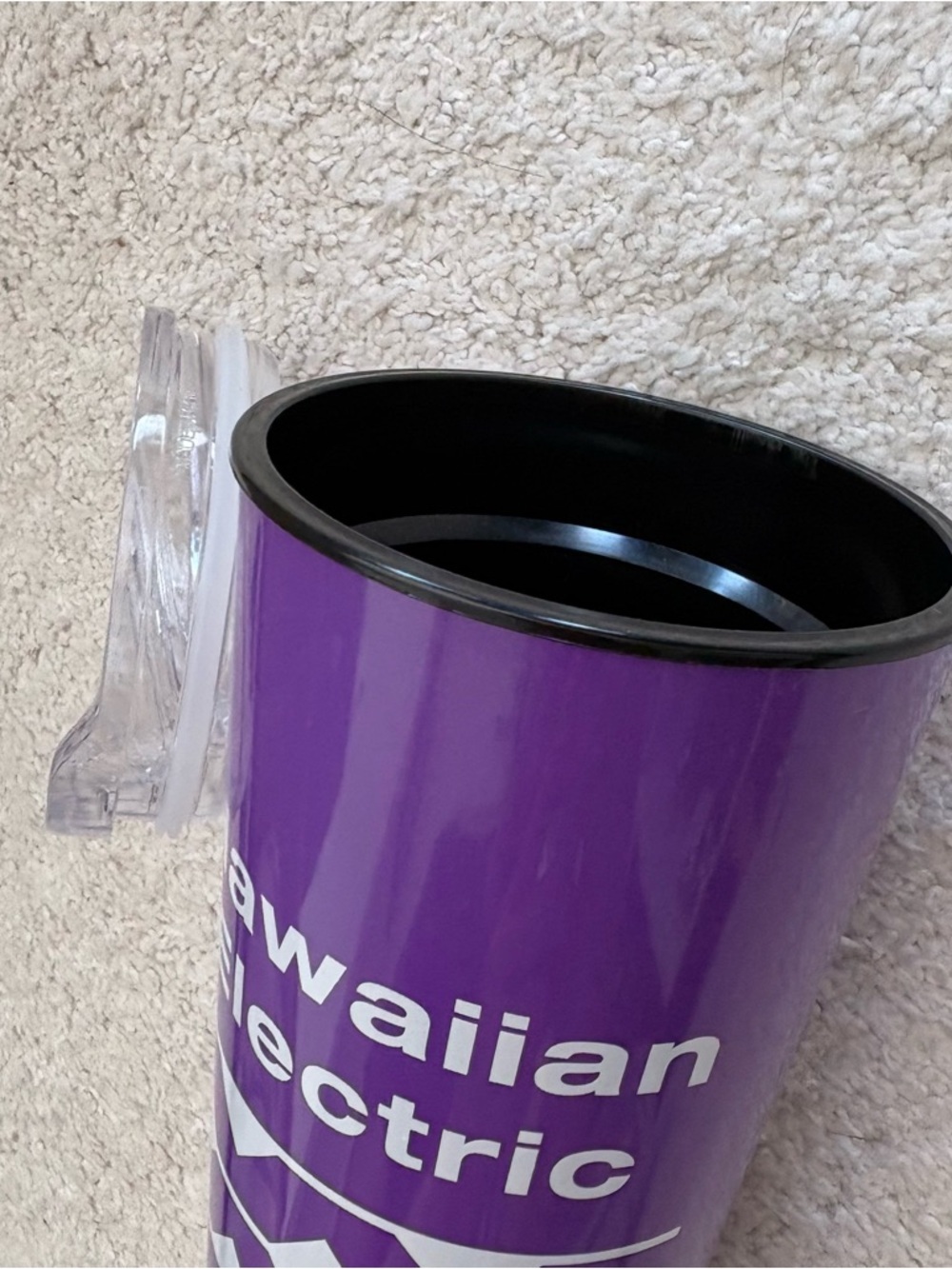 Hot Cold Purple Travel Tumbler with Lid- BPA free - Picture 10 of 13